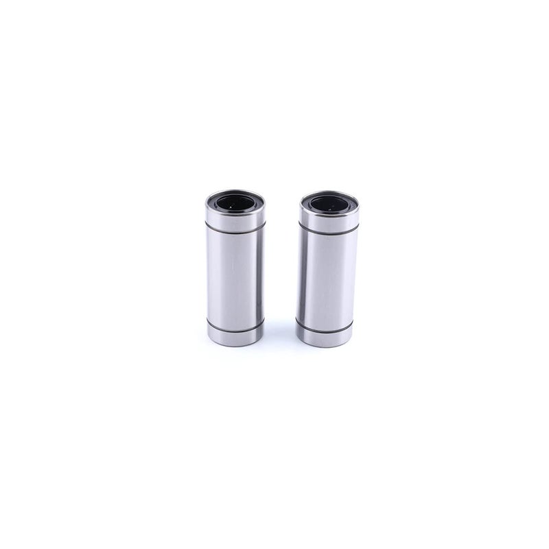 Edinstry LM6LUU Linear Ball Bearing, Bore Dia 6 mm, OD 12 mm, Width 35 mm, Used for Mechanical Sliding Tables, CNC Machine Tools, 3D Printers, Silver 2pcs - Image 2